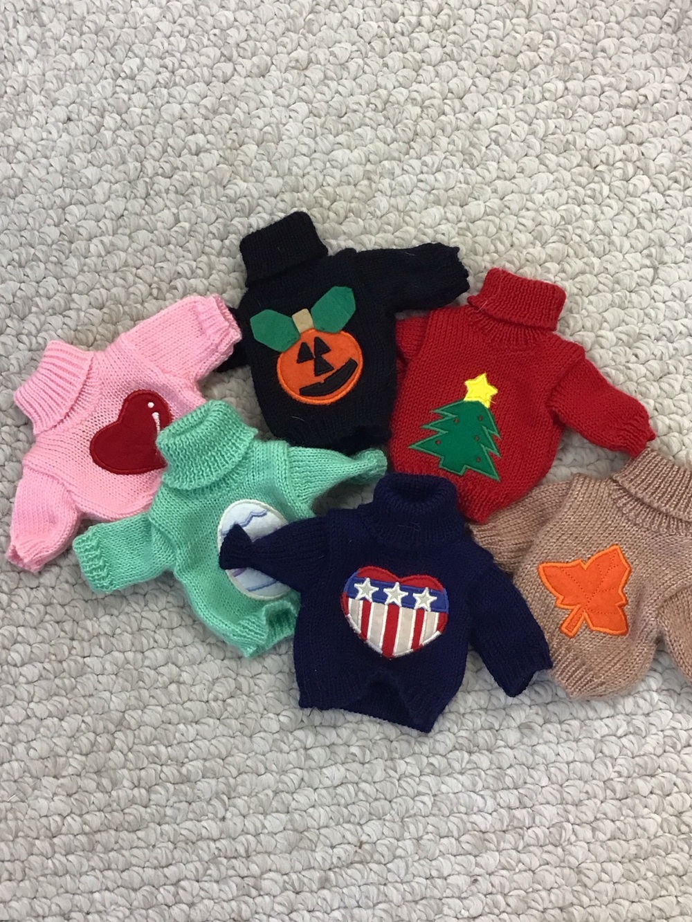 Kids Seasonal Knit Holiday Sweater Tops - Assorted Colors
